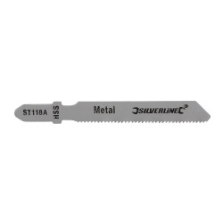 Silverline Tools Jigsaw Blades for Metal 5pk ST118A Bayonet 234444