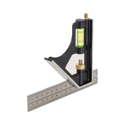 Silverline Measuring Marking Combination Square 150mm Small 745726