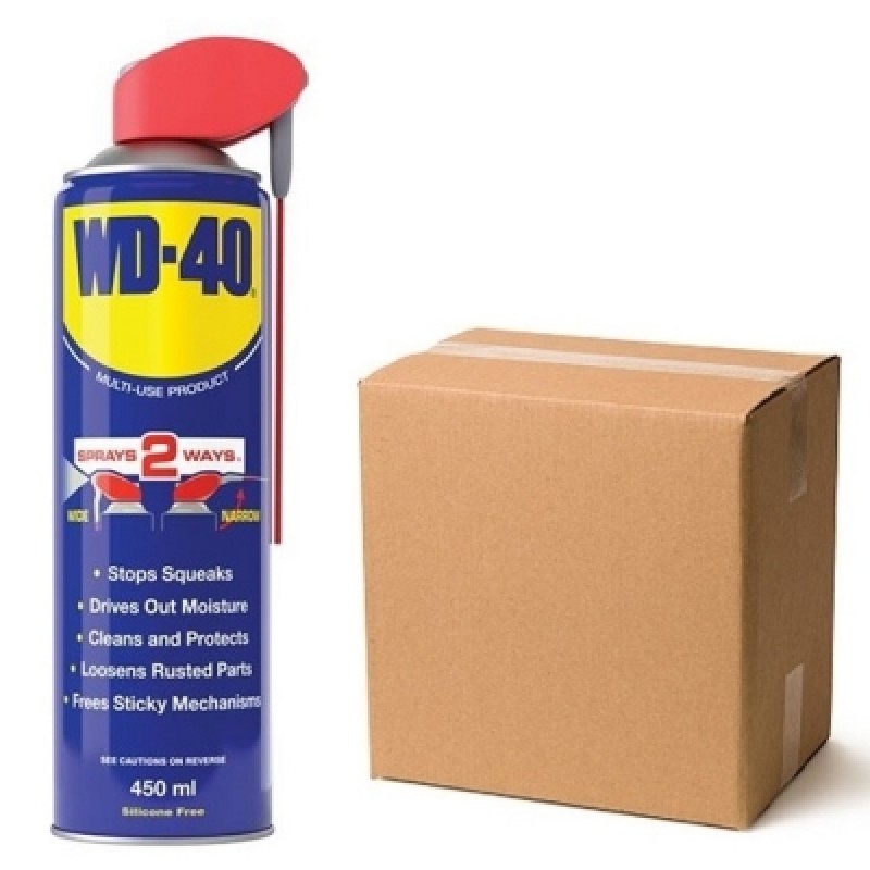 WD40 Multi-Use Maintenance Aerosol Smart Straw WD-40 450ml Box of 12