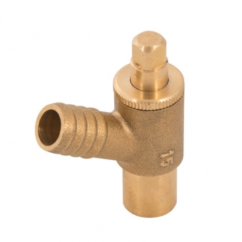Plumbob Type A Brass Water Central Heating Drain Cock 15mm 684261