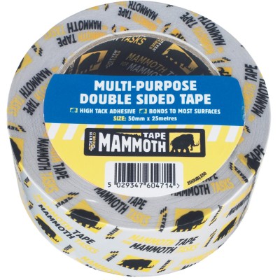 Everbuild Mammoth Multi Purpose Double Sided Tape 50mm 2DOUBLE50 488736