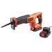 Black and Decker 18v Reciprocating 1.5ah Cordless Recip Saw XMS24BDRECIP