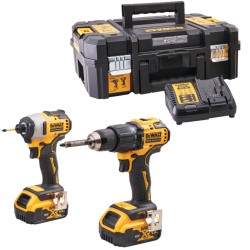 DeWalt 18-volt Combi Drill and Impact Driver Twin Pack XMS24DEWPACK