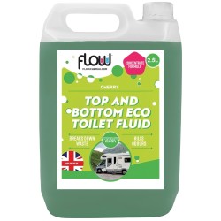 Flow Chemical Toilet Top Bottom All in One Cleaner 2.5 Litre Concentrated Fluid TOP2L