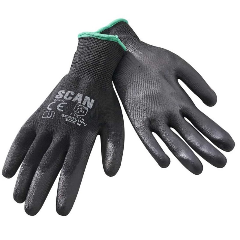Pairs and PU Work 5 Sealants Tools | Gloves Palm XMS23GLOVEPU Scan Poly Direct