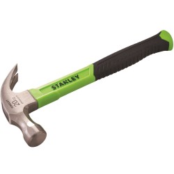 STANLEY Fibreglass Hi-Vis 20oz Claw Hammer XMS24HAMMER