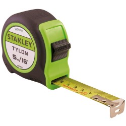 Stanley Hi Vis 5 Metre Tape Measure Green STA130602HG XMS24HVTAPE5