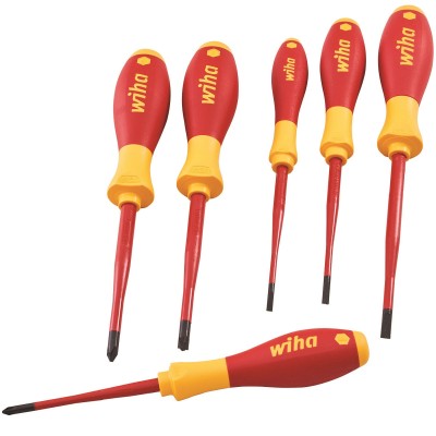 Wiha Pro Slimfix VDE 6 Piece Electrical Screwdriver Set XMS24VDESLIM