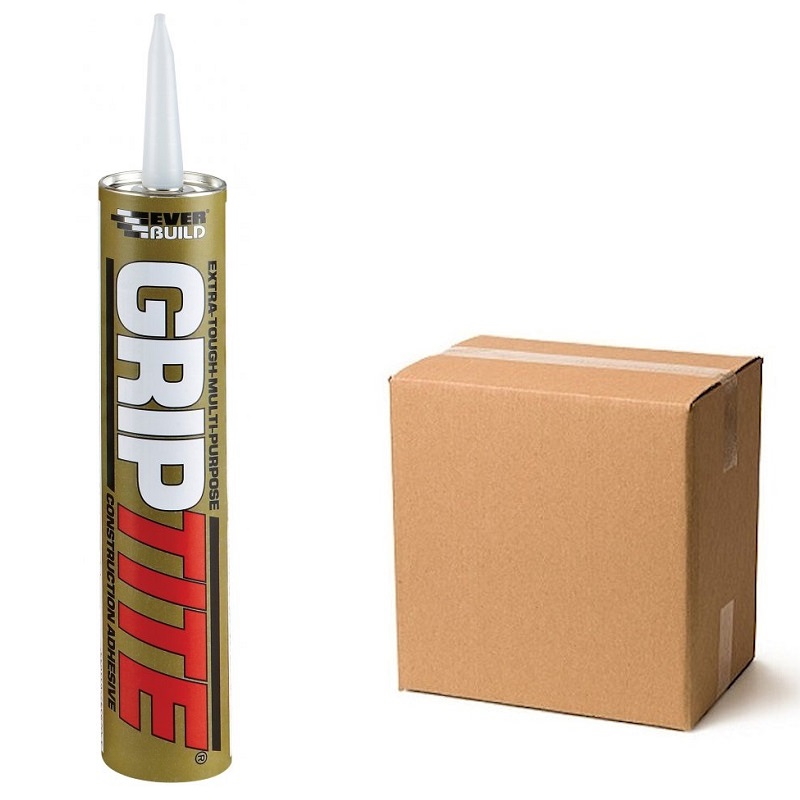 Everbuild Griptite High Grab Construction Adhesive 310ml 486238