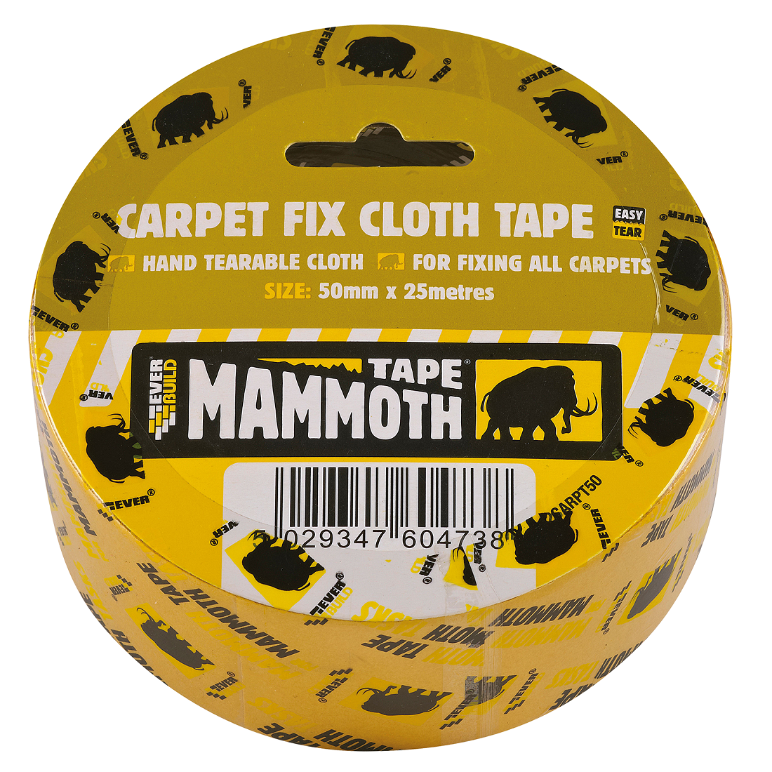 Everbuild Mammoth Carpet Fix Cloth Tape 50mm