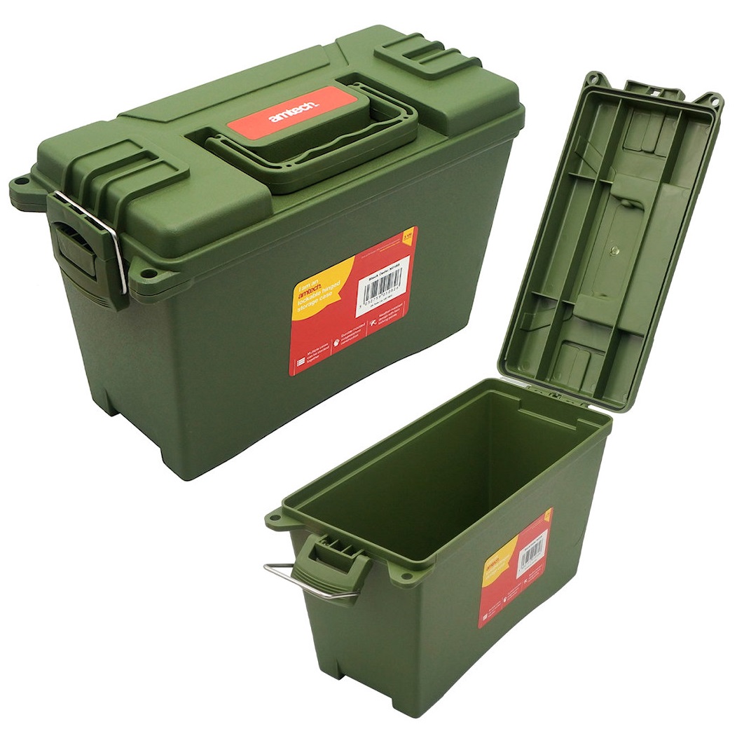 Amtech 12 Inch (290mm) Lockable Storage Case Tool Boxes