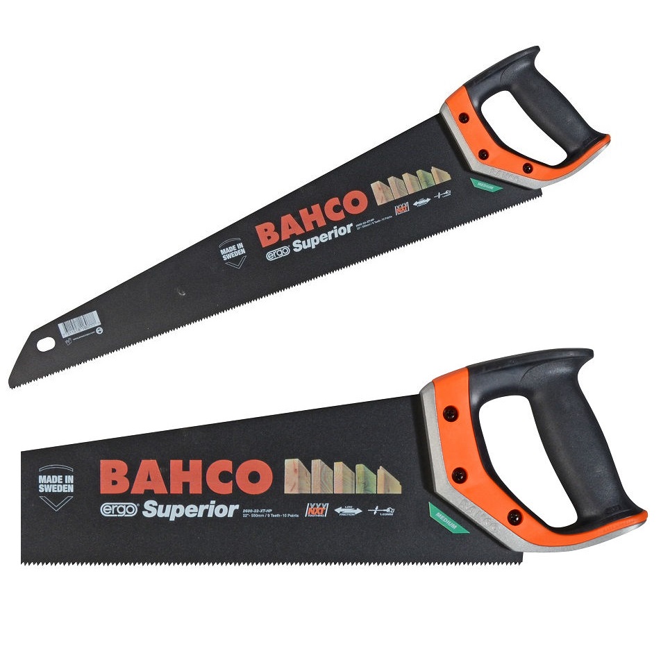 Bahco Superior Friction Coated Hand Saw 22in 9tpi BAH260022XT