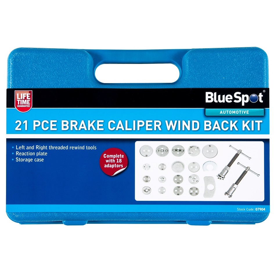 21pc Brake Piston Wind-Back Tool Kit