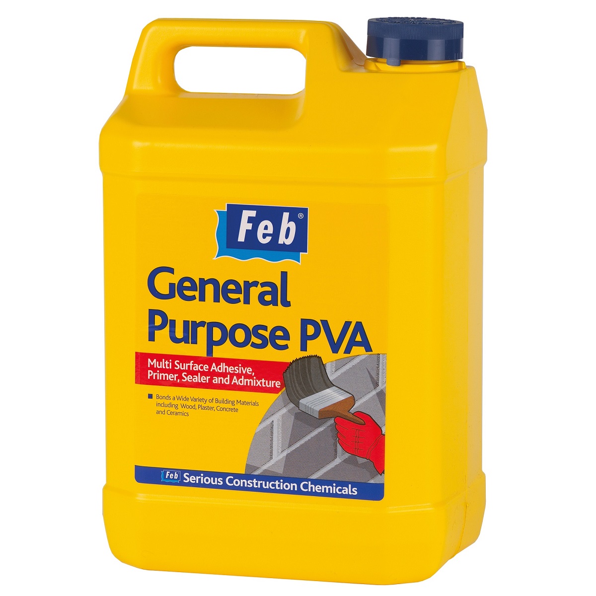 PVA Adhesive & Sealer ​A high solids, high performance sealer, primer,  dust-proofer and bonding agent. Improves adhesion and reduces cracking in  cements and plaster.